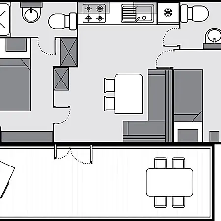 Mobilehome Victoria - Camp Soline 4*